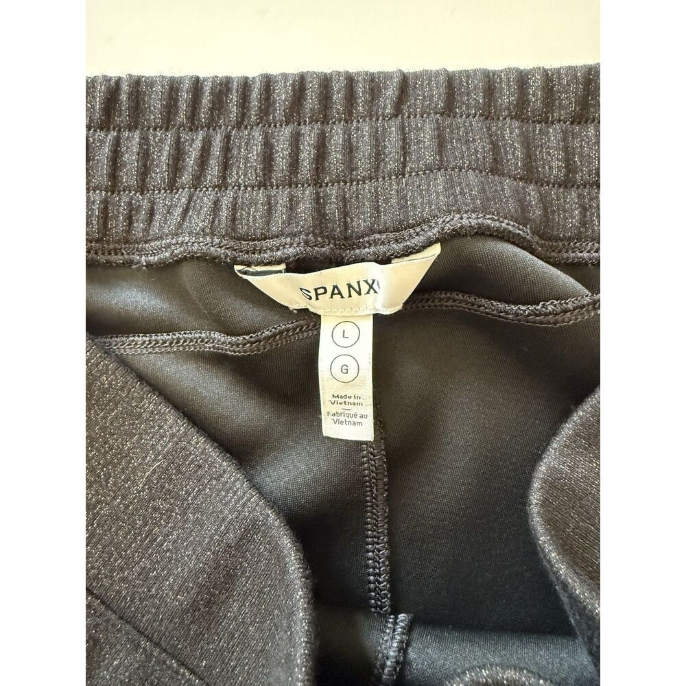 Spanx Air Essentials Wide Leg Shimmer Metallic Pull On Comfort Soft Size Large - Picture 10 of 16